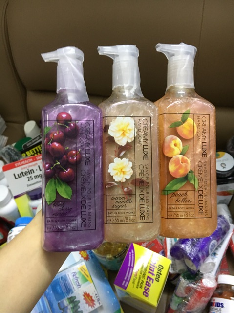 🌼Xà phòng rửa tay Bath & Body Works Creamy Luxe Hand Soap 236ml