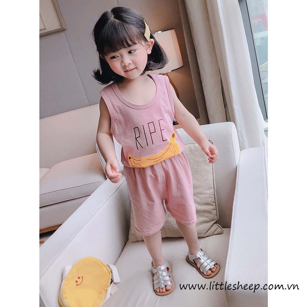 Bộ áo thun sát nách quả chuối