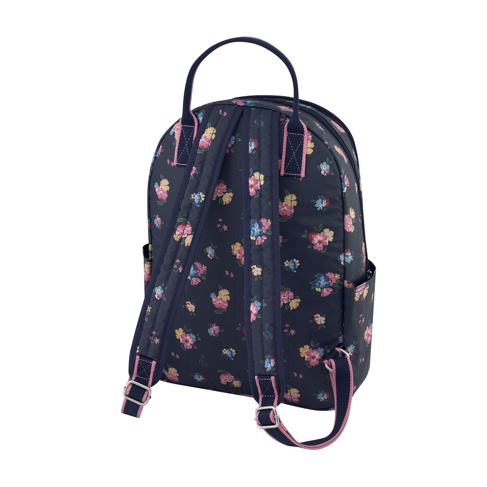 Cath Kidston - Balo Pocket Backpack Park Meadow Bunch - 984416 - Navy