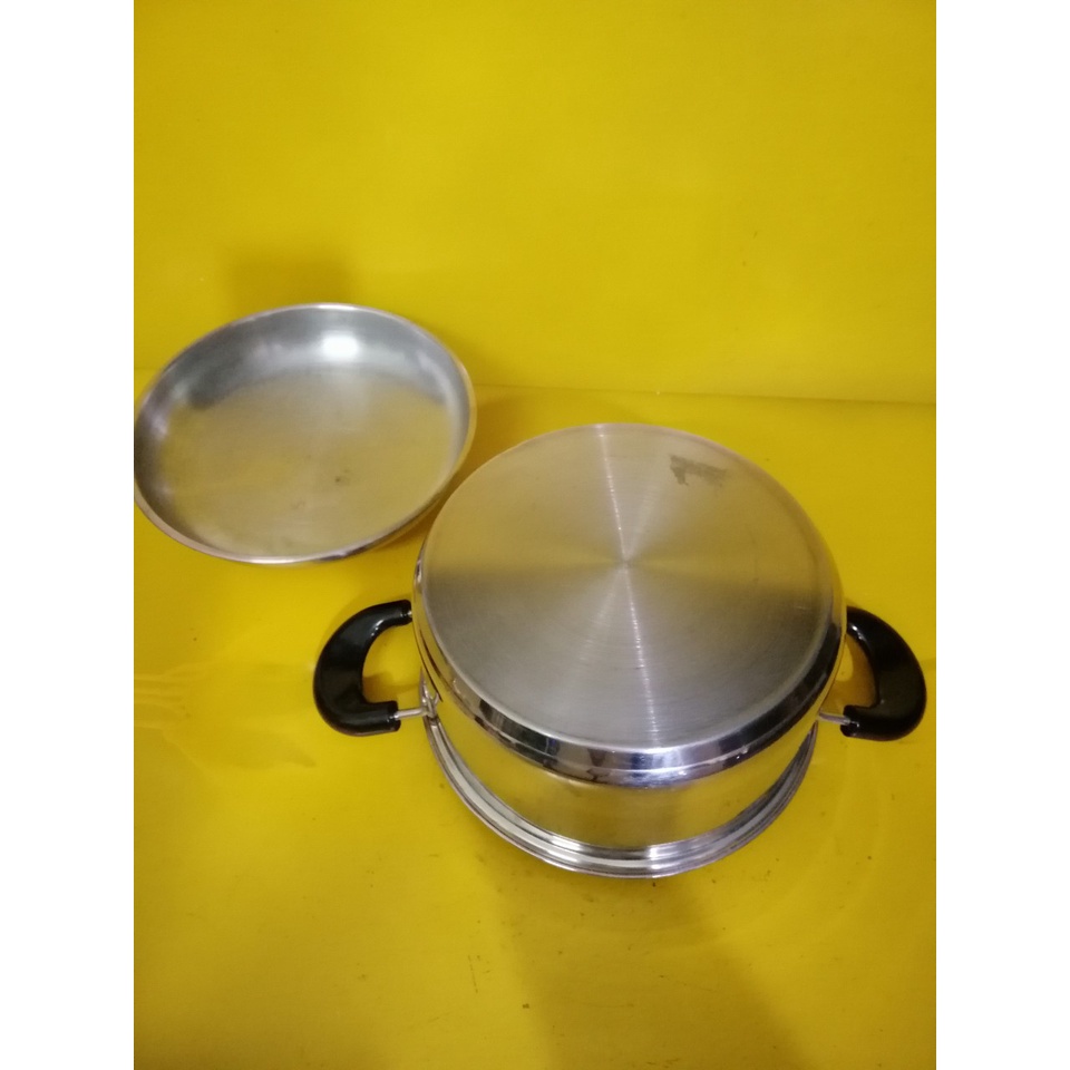 Nồi inox nội địa Nhật, size 23cm, cao 11cm (mã 667), Dùng được bếp từ