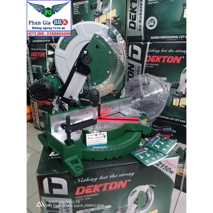 MÁY CẮT NHÔM DEKTON 305, TẶNG KÈM LƯỠI