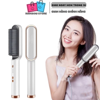 Lược điện tạo kiểu tóc, máy tạo kiểu tóc đa năng, uốn duỗi thằng tóc 3in1 cao cấp chuyên nghiệp dành cho salon