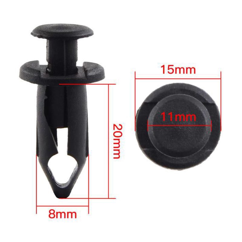 Set 50 Đinh Tán Nhựa 8mm Cho Polaris Sportsman Rangers Rzr 550 850 Xp 7661855 Atv