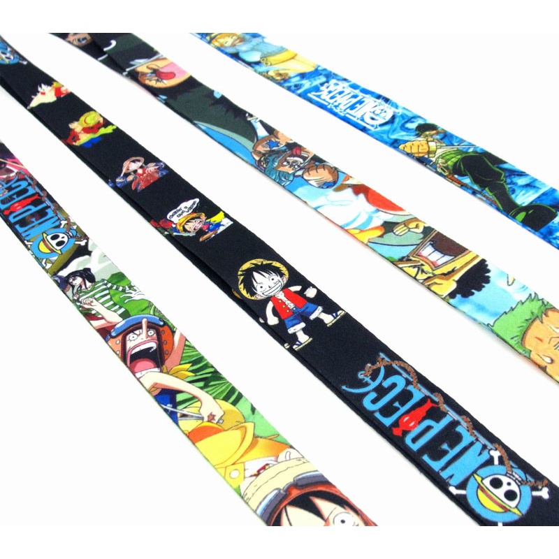 Dây Đeo Cổ In Họa Tiết Hoạt Hình One Piece Chống Rơi Cho Điện Thoại