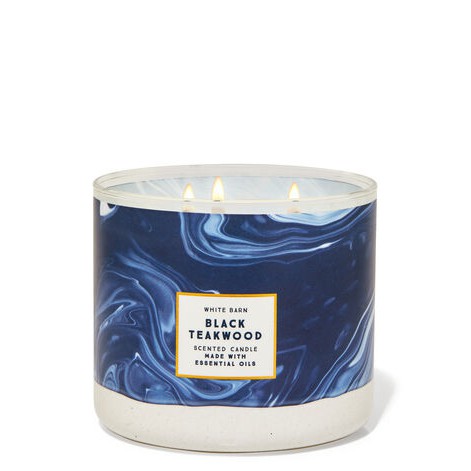 Nến thơm Bath and Body Works Black Teawood 3 bấc