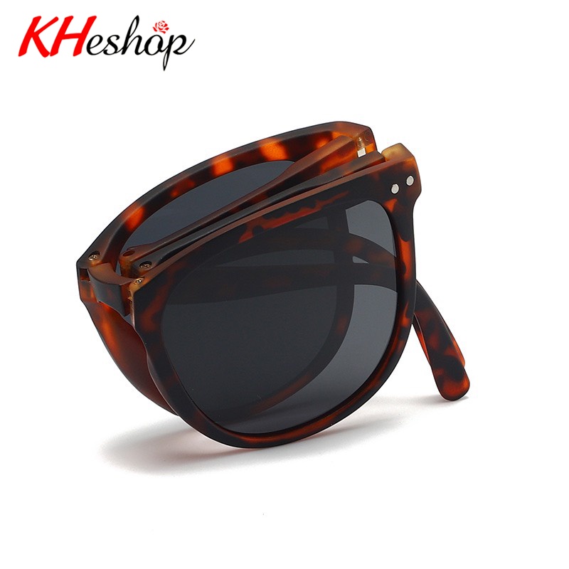 [Hè 2022] Kính Râm  Thời Trang tròng phân cực, gọng gấp tiện lợi form vuông bầu dễ phối đồ, có bán hộp kèm mã Y2201