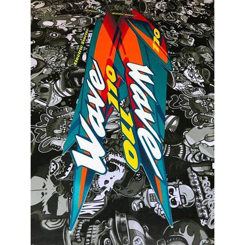 BỘ TEM WAVE THÁI 110 XANH NGỌC