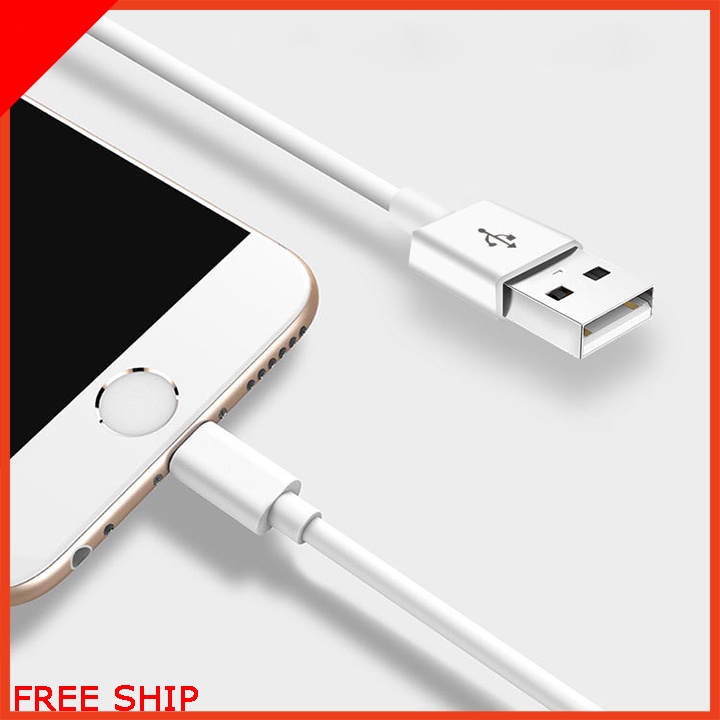 Cáp sạc IP Chính Hãng Foxcon 5IC - Dùng cho tất cả các dòng máy IP - Bảo hàng lỗi 1 đổi 1 Educase86