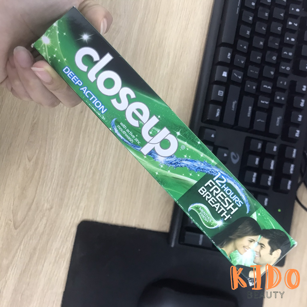 Kem Đánh Răng CLOSEUP Bạc Hà|Lửa Băng|Băng Tuyết|Muối Biển Chanh 160g/180g -Kem đánh răng Close Up trắng răng thơm miệng