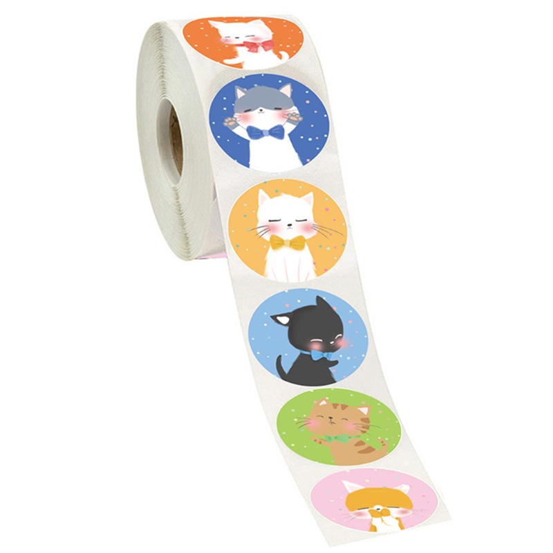 500 Nhãn dán in hình động vật dùng làm quà tặng cho bé