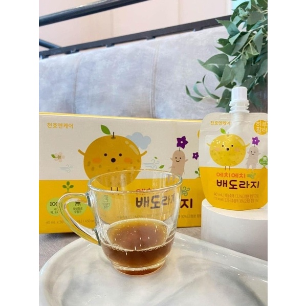 NƯỚC HỒNG SÂM LÊ HOA CHUÔNG Chunho túi 40ml - Hàn Quốc