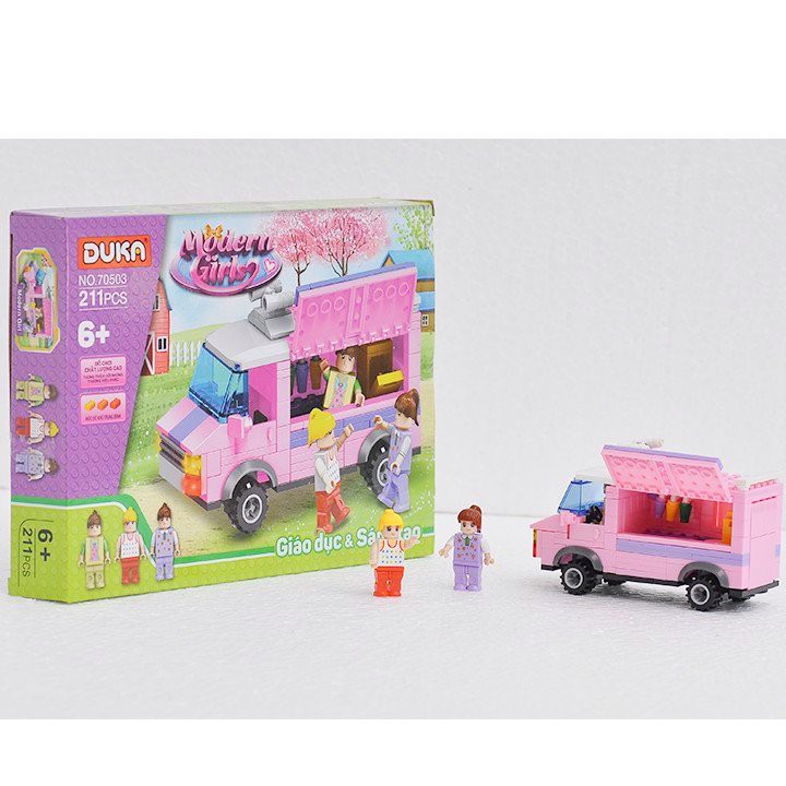 Đồ Chơi Duka: Ghép Hình - Những Cô Gái Hiện Đại 211 Chi Tiết (Z70503)