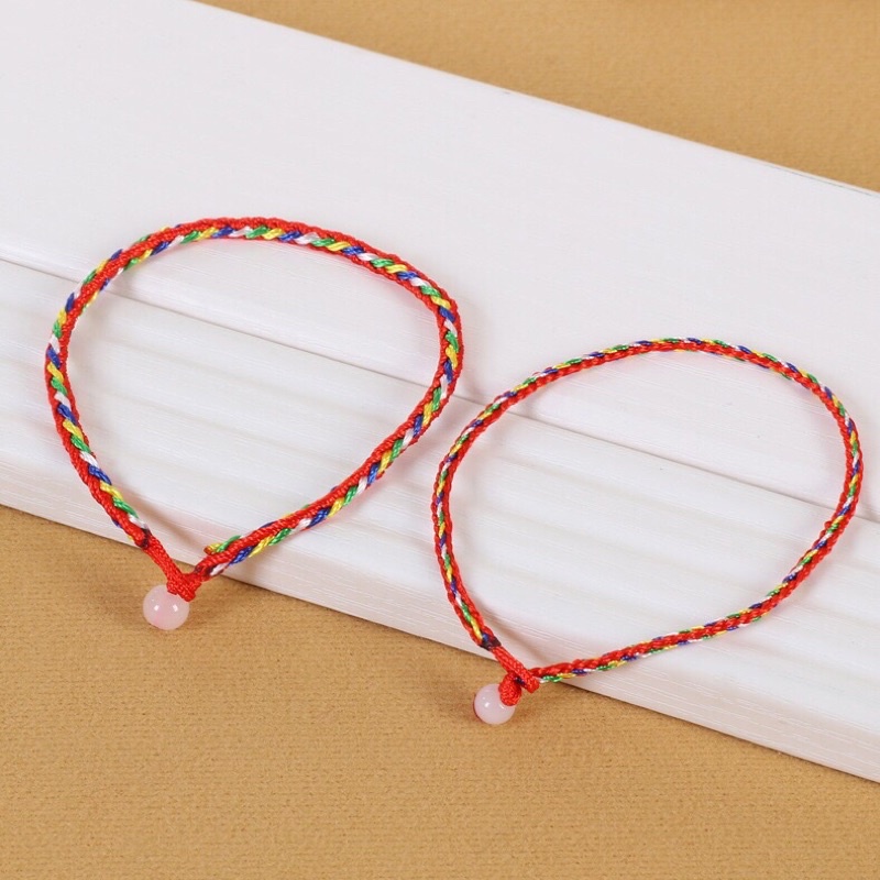 Vòng tay chỉ ngũ sắc bình an - MH452