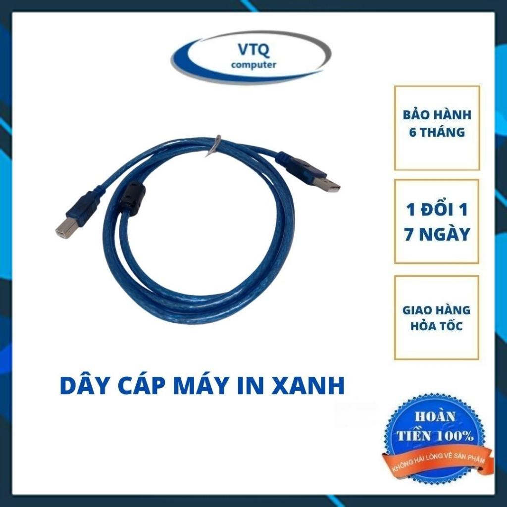 Dây cáp máy in 1.5m,3m,5m màu xanh chuẩn 2.0 hàng chất lượng.shopphukienvtq