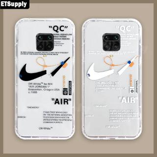 Ốp điện thoại silicon mềm trong suốt thiết kế thời trang cho Xiaomi Redmi Note 9S Note 9 Pro