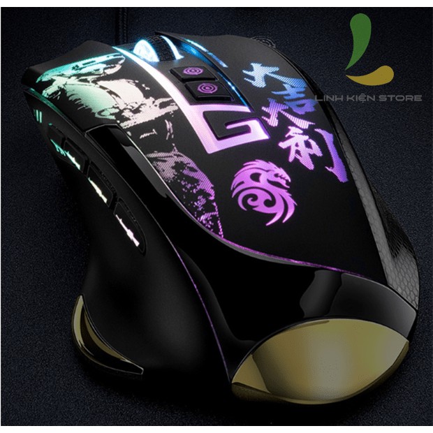 Chuột chơi game Demon Baron Famous Blade G7 V1 - Ghìm tâm siêu đỉnh, Auto Tap siêu nhanh