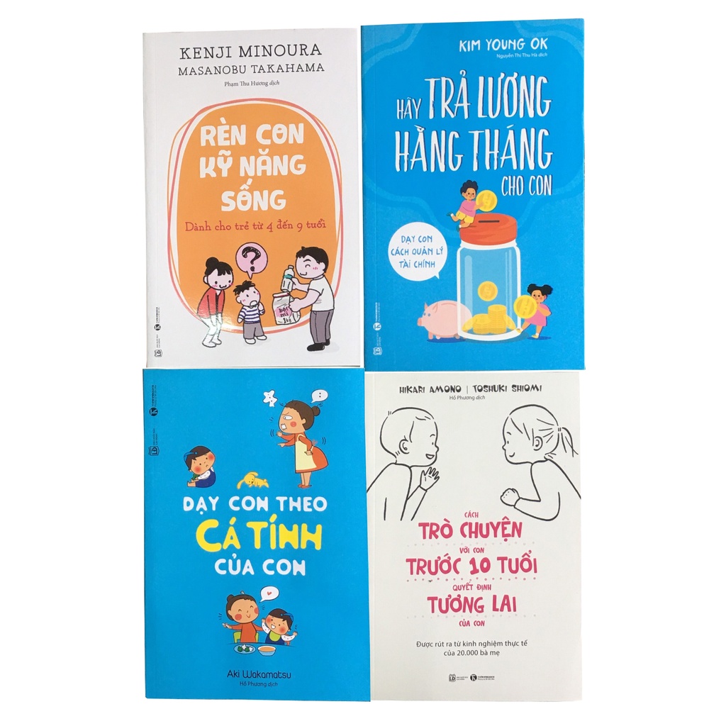 Combo Sách Rèn Luyện Kỹ Năng Sống Cho Bé - Trọn Bộ 4 Cuốn