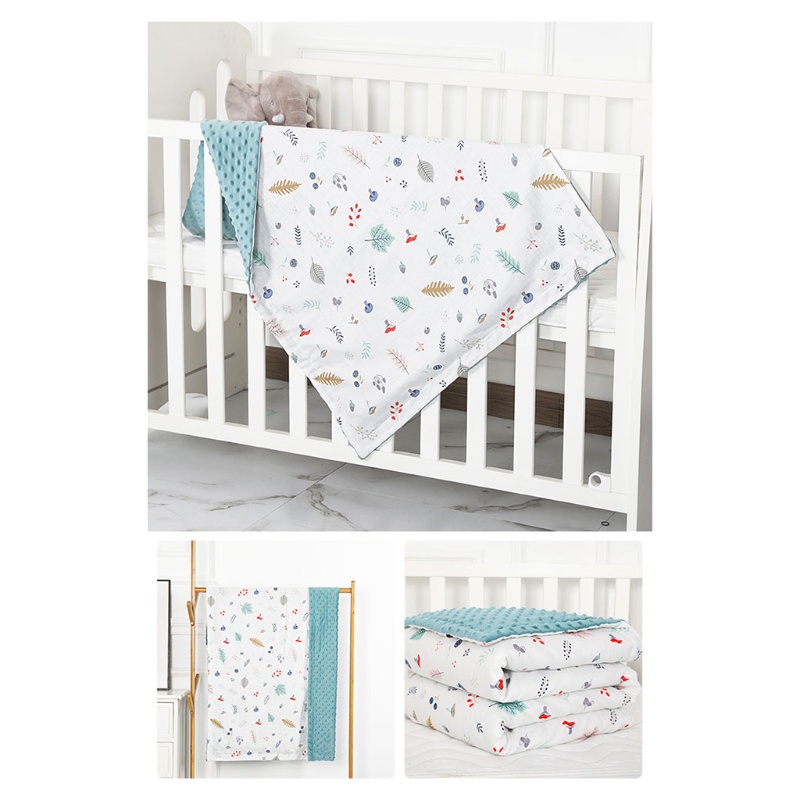 Chăn Quấn 110x75cm Giữ Ấm Mùa Đông Xinh Xắn Cho Bé