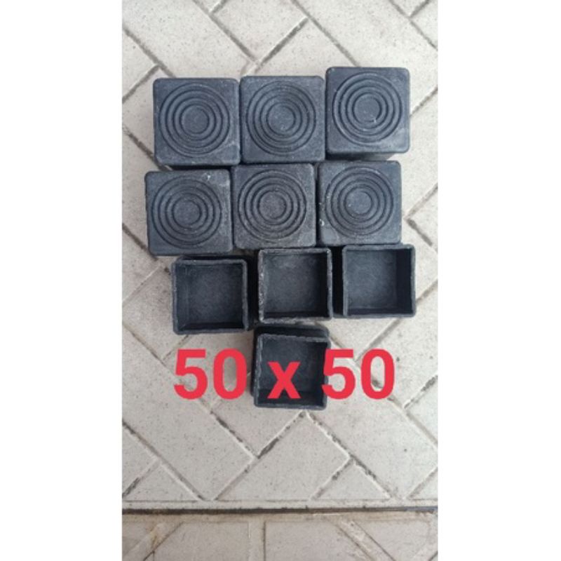 10 CÁI - NẮP CHỤP SẮT HỘP - NÚT BỊT NHỰA SẮT HỘP - BỊT NHỰA ĐẦU SẮT HỘP ,NẮP CHỤP TRONG CÂY SẮT VUÔNG ĐỦ LOẠI