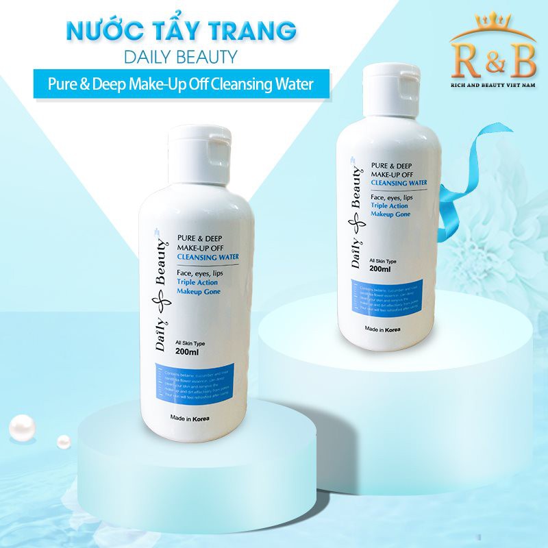 Nước tẩy trang RB Hàn Quốc không chứa cồn an toàn cho da chai 200ml - 1234517