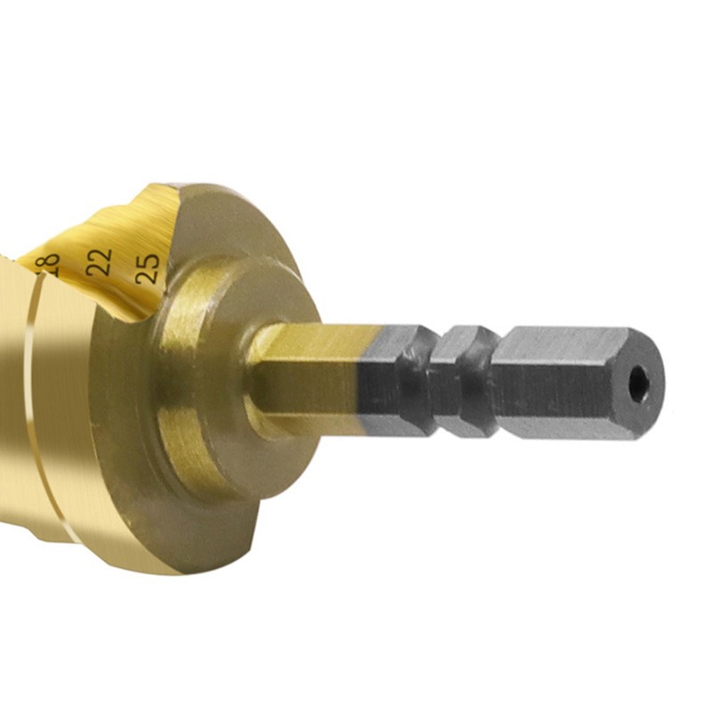 Mũi Khoan Bước Hình Nón Bằng Titan Pcfx 6-25mm