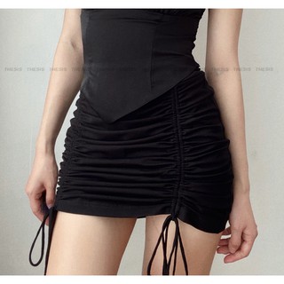 MINI SKIRT - Chân váy Umi có lót co giãn THESIS