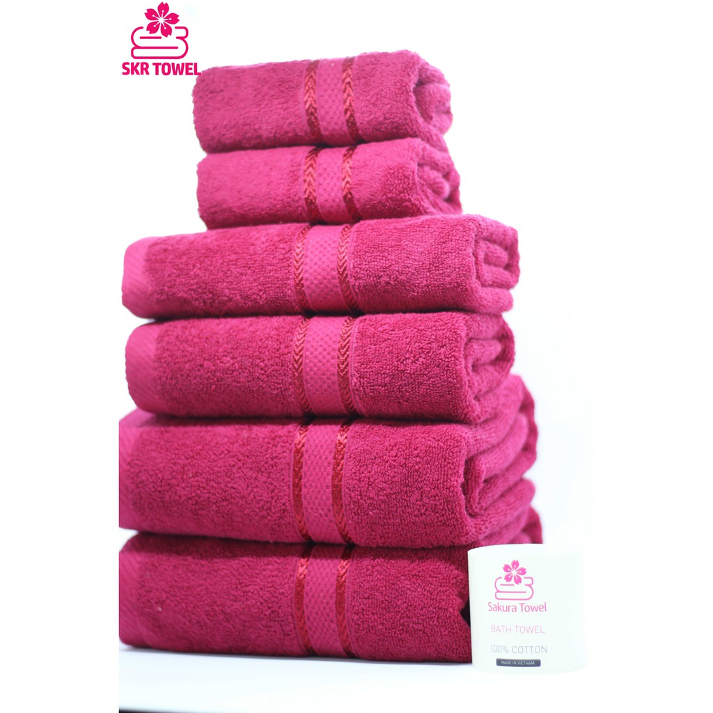 ⭐⭐⭐⭐⭐ COMBO 6 KHĂN XUẤT KHẨU NHẬT CAO CẤP 100% COTTON