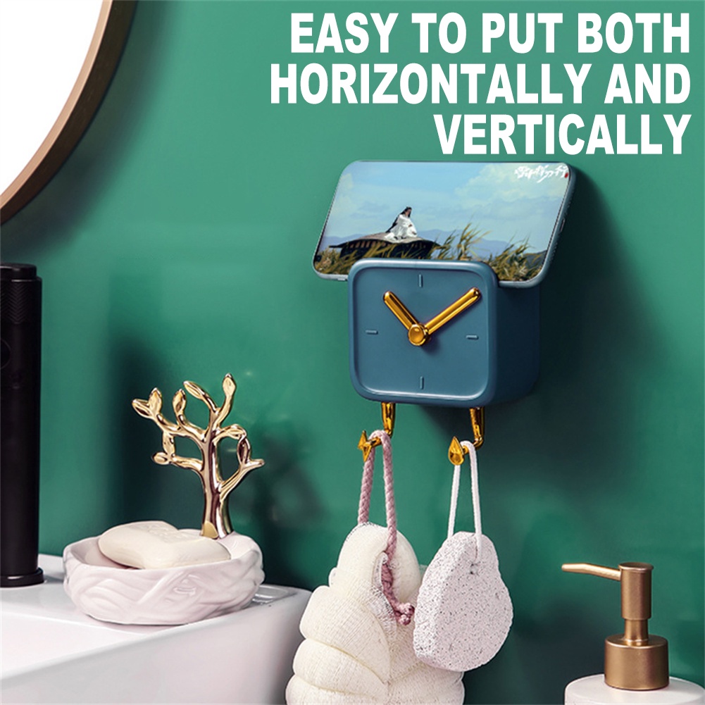 Hộp Đựng Điều Khiển Từ Xa / Điện Thoại Gắn Tường Không Cần Đục Lỗ Cho Nhà Tắm