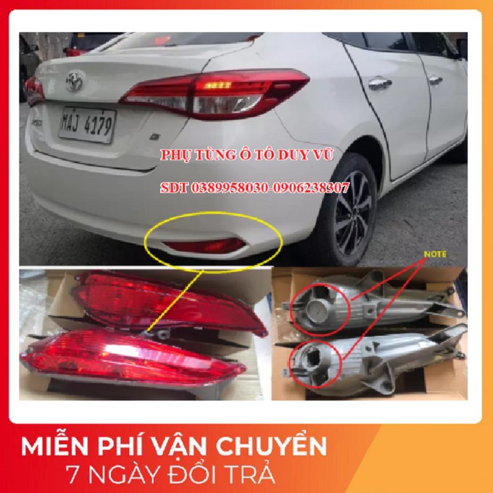 đèn gầm cản sau xe toyota vios 2019-2020 đèn theo xe