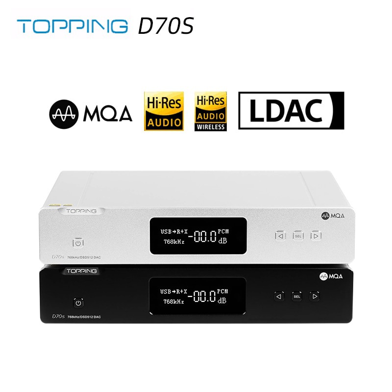 Bộ giải mã DAC Topping D70s MQA