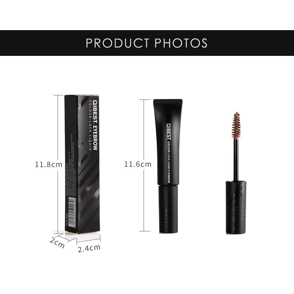 Mascara lông mày chống nước phẩy sợi lông mày đủ màu Qibest | BigBuy360 - bigbuy360.vn