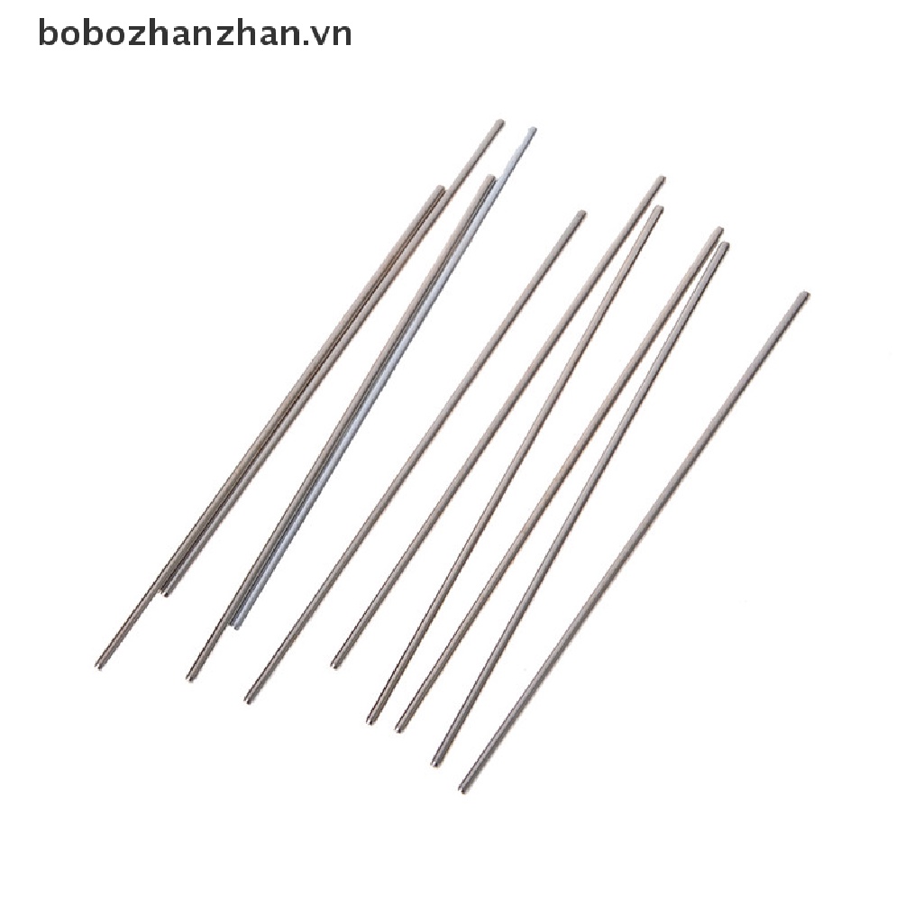 Set 10 Trục Bánh Răng Kim Loại 2 * 100mm Đường Kính 2mm Tự Làm Đồ Chơi Xe Hơi