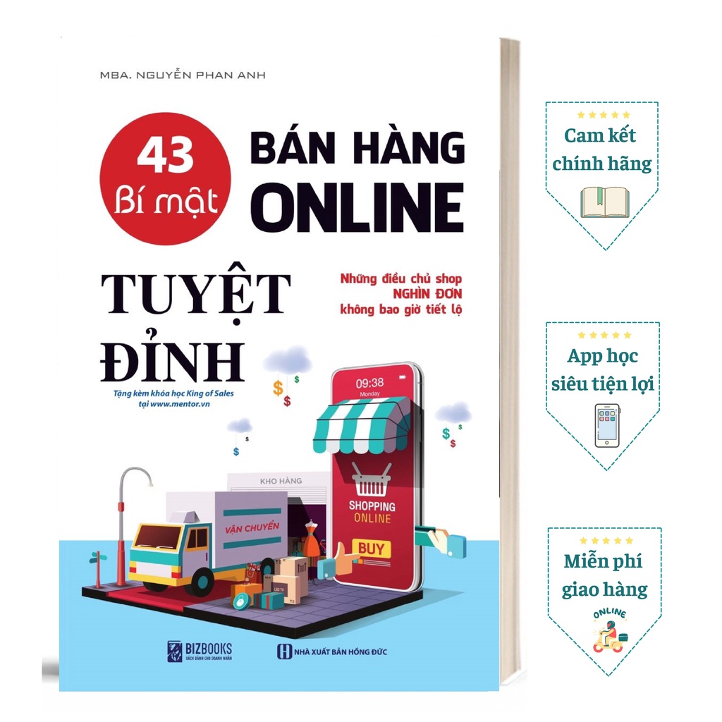 Sách - 43 Bí mật bán hàng online tuyệt đỉnh: Những điều chủ shop nghìn đơn không bao giờ tiết lộ