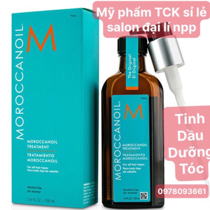 [Hàng Chính Hãng] TINH DẦU DƯỠNG TÓC MO ROC CAN OIL DƯỠNG ẨM VÀO NẾP TÓC