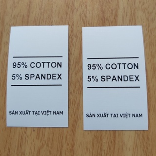 1000 Tem vải ruban in mực chuyển nhiệt không phai  3cm x 5cm