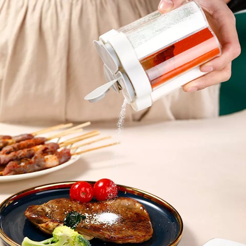 Hộp Đựng Gia Vị 5 Ngăn 5 Trong 1 Đa Năng Tiện Dụng