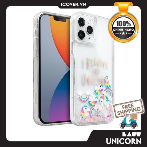 Ốp lưng iPhone 12 / 12 Pro Laut Glitter Unicorn - Hàng Chính Hãng