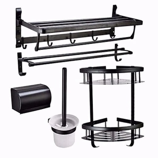 Phụ kiện phòng tắm sơn tĩnh điện cao cấp, bộ phụ kiện phòng tắm, phụ kiện 6 món