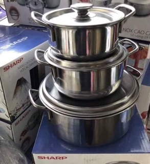 BỘ NỒI SHARP 3 CÁI