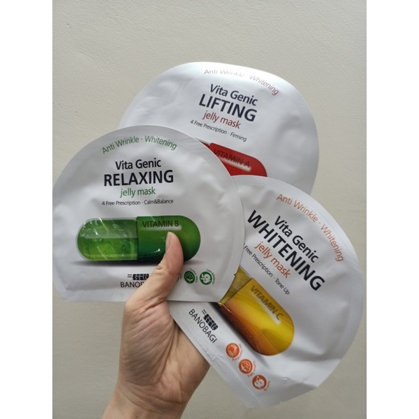 (đọc mô tả) Mặt Nạ giàu tinh chất Vitamin BNBG Vita Genic Jelly Mask