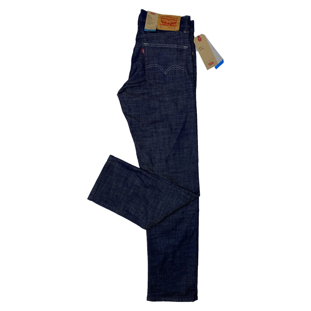 Quần Jeans Levis 511 Xanh Đen Cao Cấp ống suông Slim Straight - Modife Shop