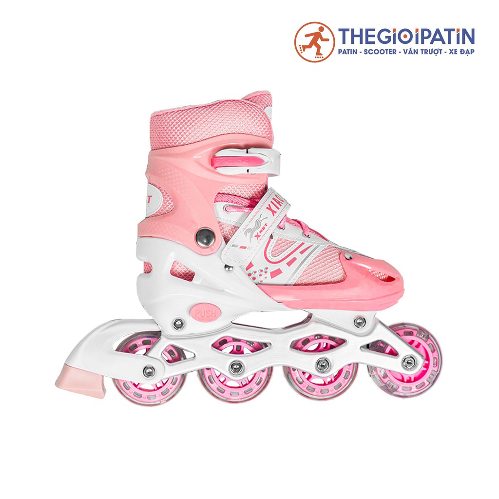 Giày Patin Trẻ Em Giá Rẻ - Centosy Bear - Bánh Đèn Phát Sáng, Form Chắc Chắn