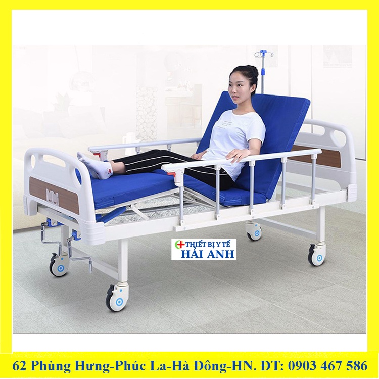 Giường Y Tế 2 Tay Quay Cao Cấp