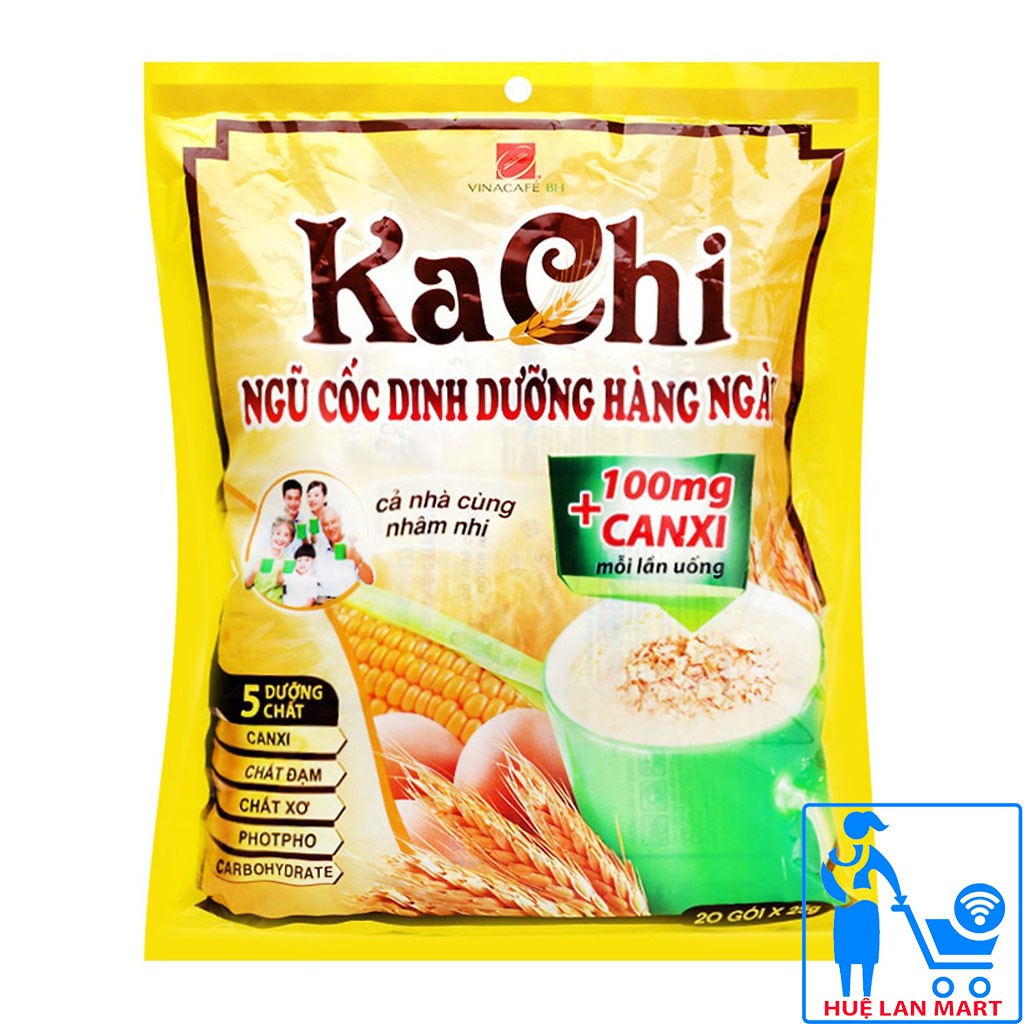 [CHÍNH HÃNG] Ngũ Cốc Dinh Dưỡng Hàng Ngày KaChi Canxi Bịch 20 Gói x 25g