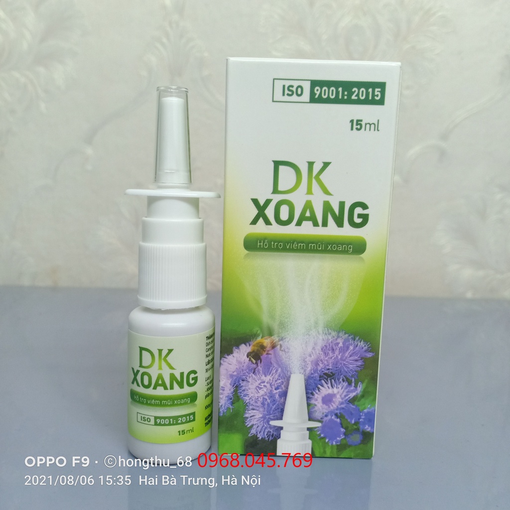 Xịt mũi thảo dược DK XOANG lọ 15ml