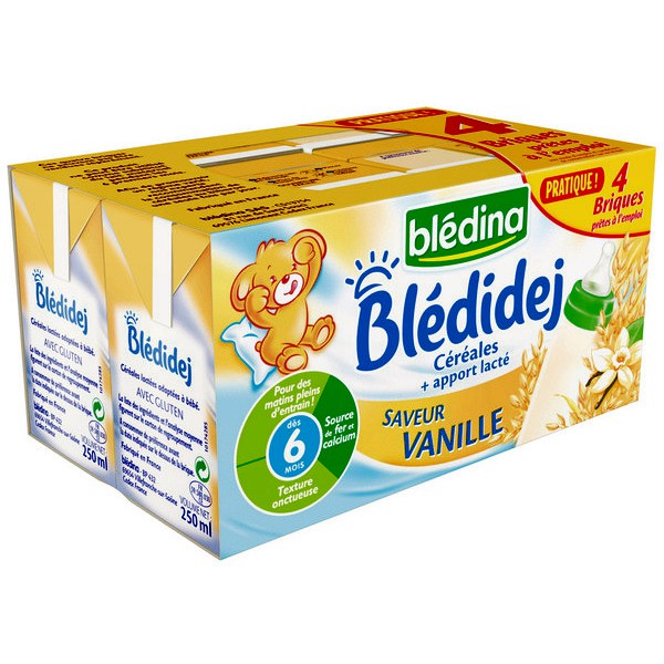 [T3/2020]Sữa nước Bledina nội địa Pháp cho bé - hộp 250ml*4