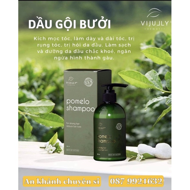 (TẶNG QUÀ 100% chính hãng) DẦU GỘI BƯỞI VIJULLY VI JULLY Shampoo 100% chính hãng