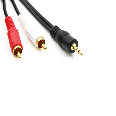 Dây cáp âm thanh 3.5 ra 2 đầu hoa sen chống nhiễu dài 1.5M