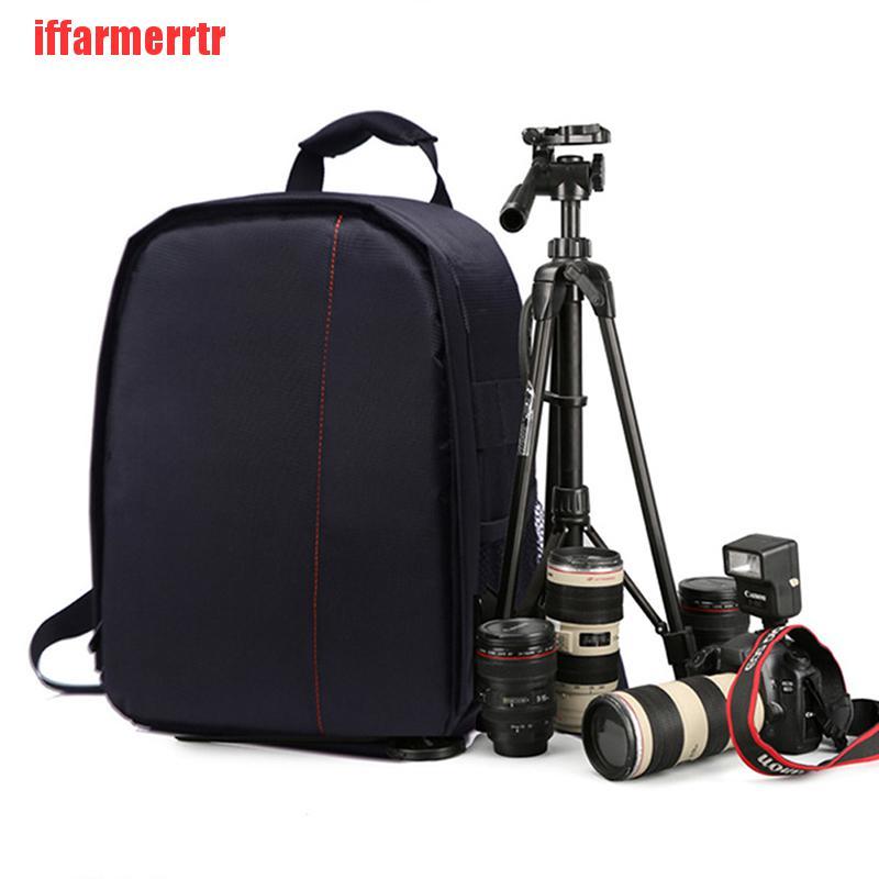 Balo đựng máy ảnh DSLR SLR chất liệu mềm mại chống thấm nước cho Canon Nikon Sony