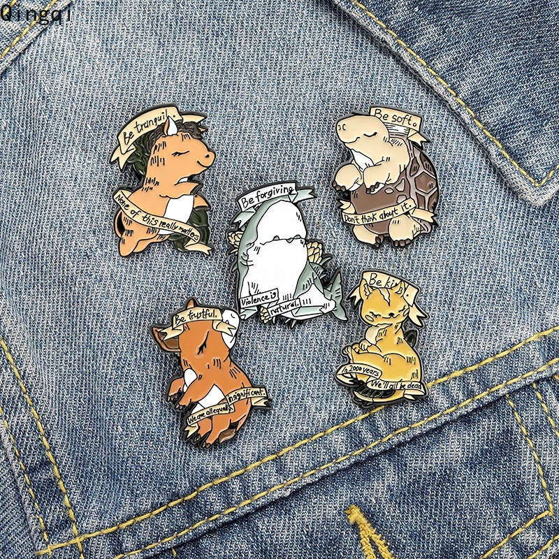 Ghim cài áo Miss Zoe hình động vật hoạt hình đáng yêu